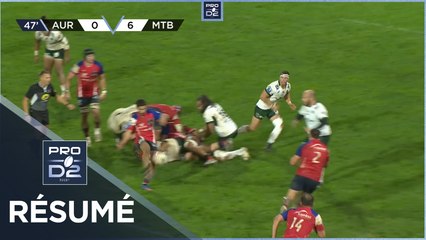 PRO D2 - Résumé Stade Aurillacois-US Montauban: 28-6 - J07 - Saison 2022/2023