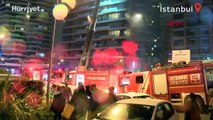 İstanbul Kadıköy'de 24 katlı rezidansta yangın