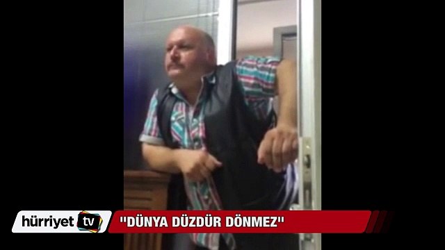 Dünyanın düz olduğunu iddia eden adam