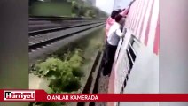 Hindistan’da yaşanan akıl almaz tren kazası kameralara böyle yansıdı