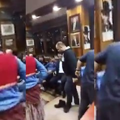 Skandal görüntüler! Maden faciasından 11 gün öce sendika başkanı köçek oynattı