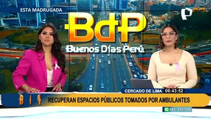 Cercado de Lima: desalojan a ambulantes y recuperan espacios públicos para obras de Línea 2