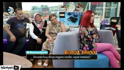 Yarışmacı beş duyu organını sayamadı!