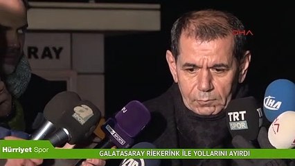 Galatasaray Riekerink ile yollarını ayırdı