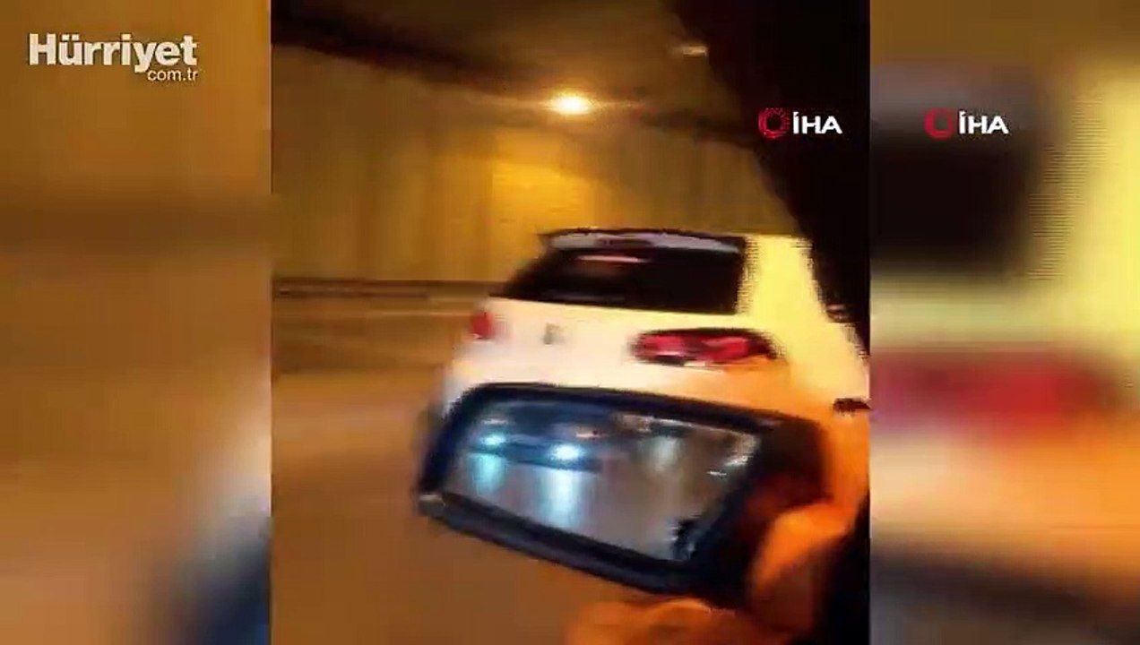 İstanbul’da silahlı, patinajlı ve kuralsız düğün konvoyu terörü kamerada