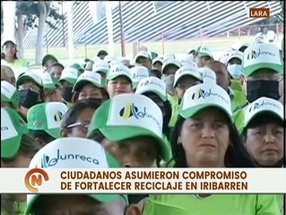 Lara | “Juntas y Juntos Reciclamos” fortalece la educación ambiental juramentando 155 comités