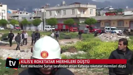 Kilis’e Suriye tarafından roketatar mermileri düştü