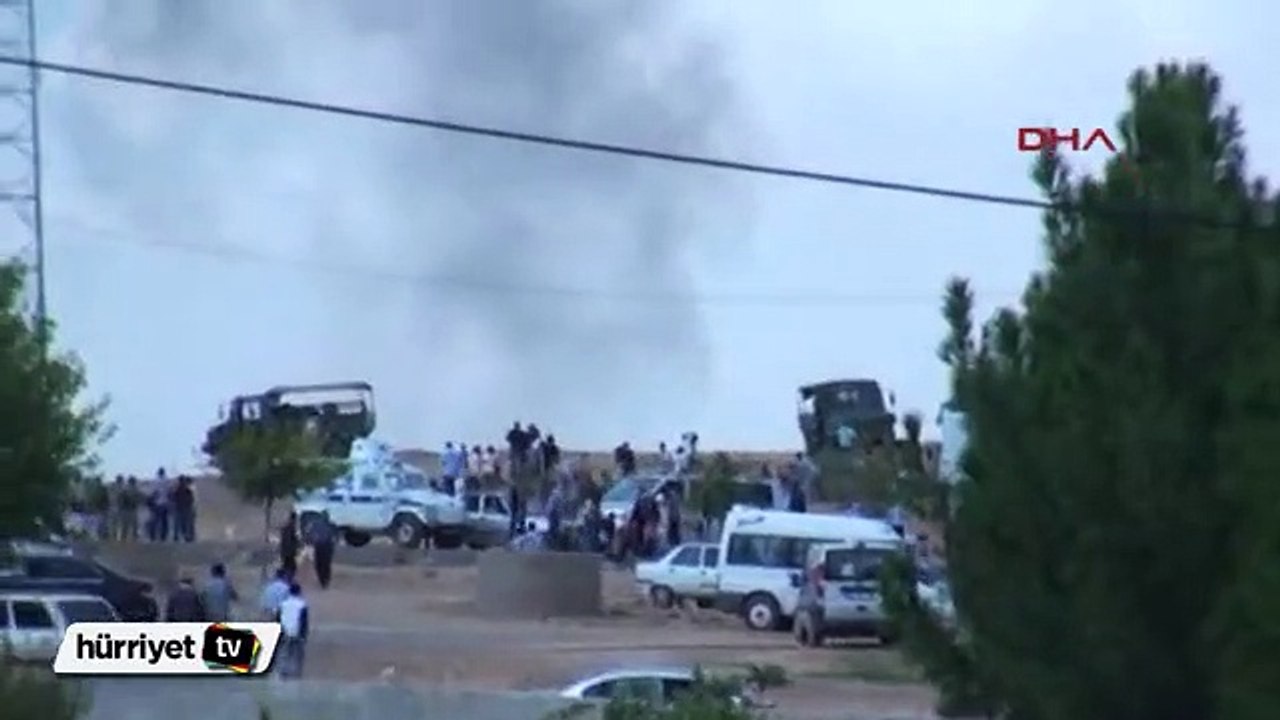 Sınırda havan topu düştü, alarm verildi