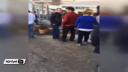 Evinde uyurken başına oksijen tüpü düştü