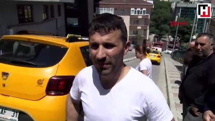 Taksi 30 metreden aşağı uçtu