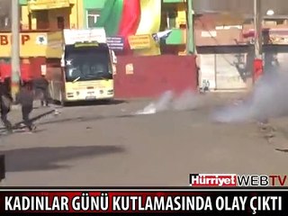 CİZRE'DE DÜNYA KADINLAR GÜNÜ KUTLAMASINDA OLAYLAR ÇIKTI