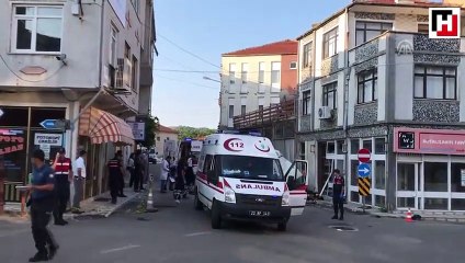 Edirne'de göçmenleri taşıyan araç kaza yaptı