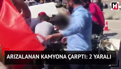 Kan donduran kaza! Aracın tavanı uçtu...