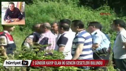 Düzce'de 2 gündür kayıp olan iki gencin cesetleri bulundu