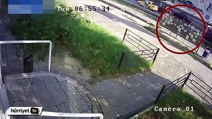 Otobüs durağında mucize kurtuluş