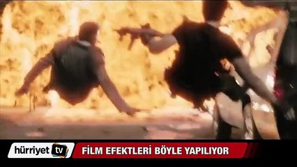 Film efektleri böyle yapılıyor