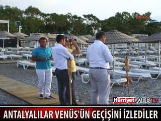 ANTALYALILAR VE TURİSTLER BÖYLE İZLEDİ
