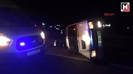 Jandarmanın uygulama noktasında zincirleme kaza