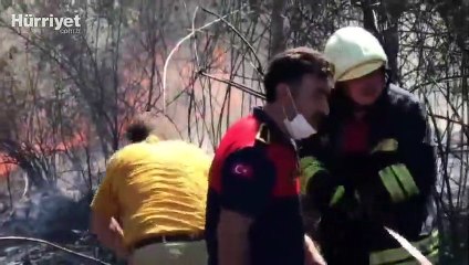 Son dakika haber... Düzce'de orman yangını çıktı