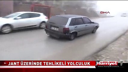 JANT ÜZERİNDE TEHLİKELİ YOLCULUK