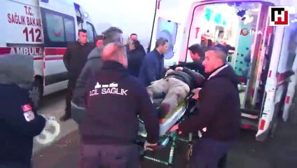 Düzce’de meydana gelen kazada 1 ağır 12 kişi yaralandı