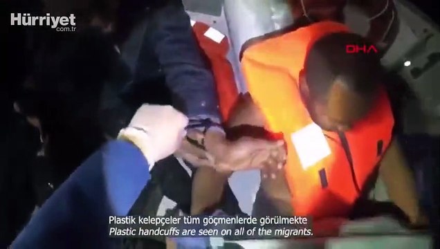 İçişleri Bakanlığı düzensiz göçmenlere yönelik insanlık dışı muameleye ilişkin görüntüleri paylaştı