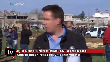 IŞİD roketinin düşme anı kamerada