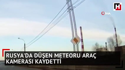 Rusya’ya meteor düştü