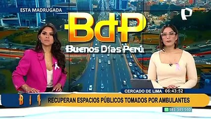 Cercado de Lima: desalojan a ambulantes y recuperan espacios públicos para obras de Línea 2