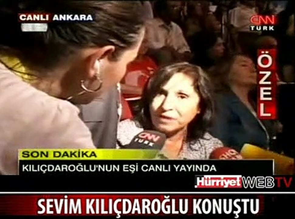 KILIÇDAROĞLU'NUN EŞİ KONUŞTU