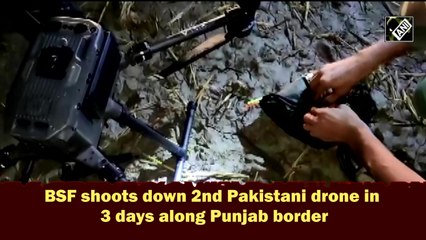 BSF shoots down 2nd Pakistani drone in 3 days along Punjab border