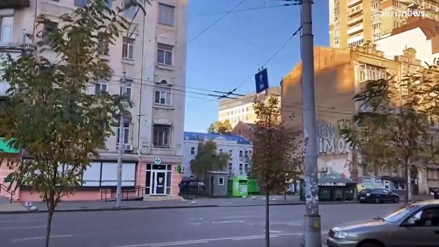 Атака дронов-камикадзе на Киев — ВИДЕО