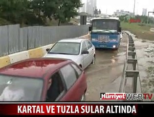 KARTAL VE TUZLA SU ALTINDA