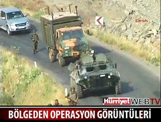 ÜST ÜSTE ŞEHİTLERİN VERİLDİĞİ BÖLGE