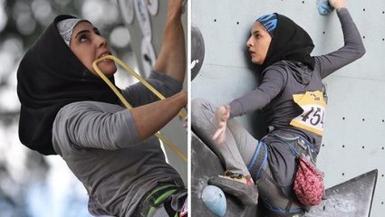 Ülkedeki göstericilerle mücadele eden İran'a bir darbede olimpiyatlara katılan milli sporcudan geldi