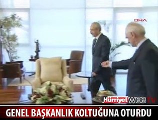 KILIÇDAROĞLU KOLTUĞUNA OTURDU