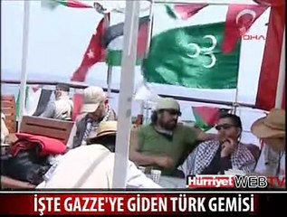 İŞTE GAZZE'YE GİDEN TÜRK GEMİSİ