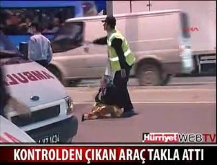 OTOMOBİL TAKLA ATTI