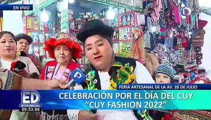 Cuy Fashion 2022: celebración por el día del cuy en la Feria Artesanal 28 de julio