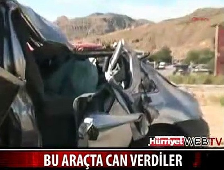 KAPADOKYA YOLUNDA ÜZEN KAZA