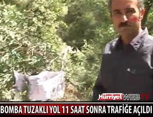 TERÖRİSTLERİN BOMBASI İMHA EDİLDİ