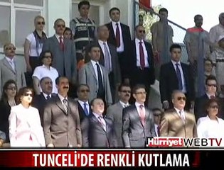 TUNCELİ'DE RENKLİ KUTLAMA