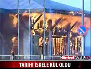 TARİHİ İSKELE KÜL OLDU