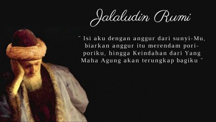 QUOTES CINTA - Jalaludin Rumi