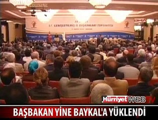 BAŞBAKAN YİNE BAYKAL'I ELEŞTİRDİ