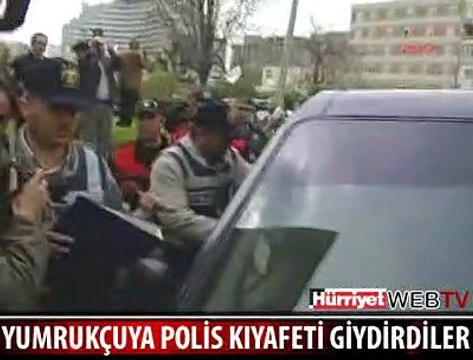 POLİS YELEĞİ VE SAPKASI GİYDİRDİLER