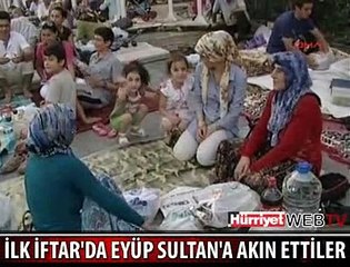 İLK İFTAR EYÜP SULTAN'DA