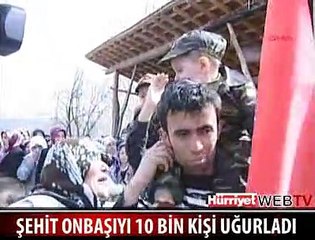 ŞEHİDİMİZ SON YOLCULUĞUNA UĞURLANDI