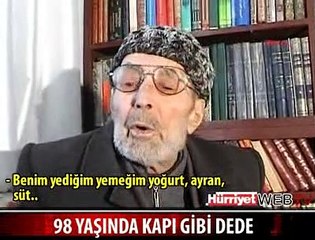 98 YAŞINDA AMA DİMDİK AYAKTA