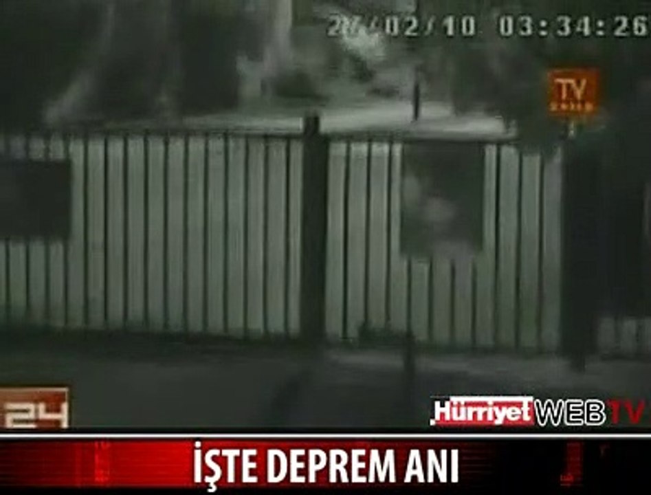 İŞTE DEPREM ANI